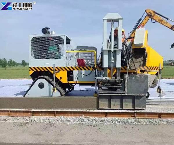 slipform curb machine