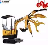 mini digger with attachments