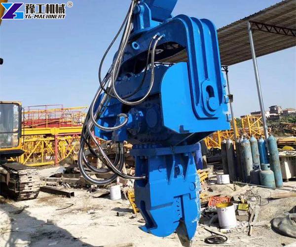 excavator vibratory pile hammer